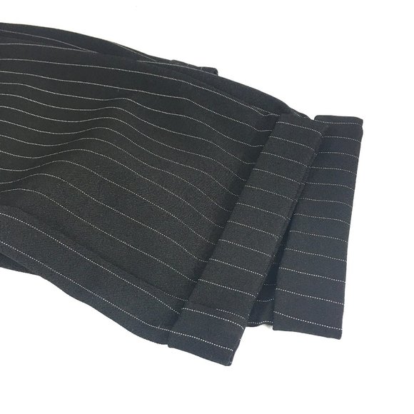 NWT Ladies Black Pants White Pinstripe - Picture 5 of 7